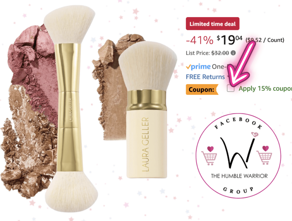 LAURA GELLER NEW YORK Face it All 2pc Brush Set!